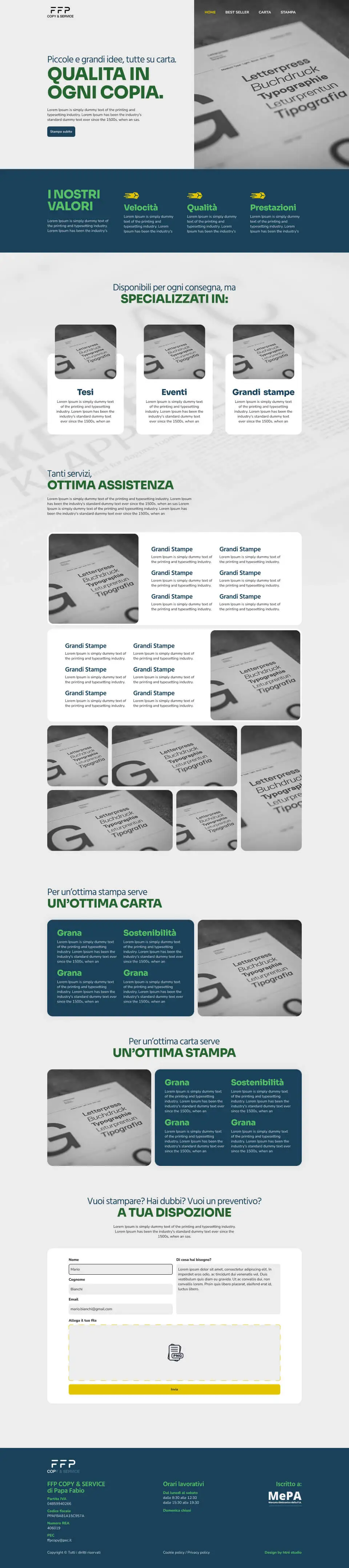 Design ffpcopy website